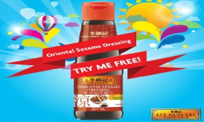 Free Bottle of Oriental Sesame Dressing