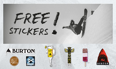 Free Burton Stickers