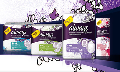 Free Pack of Always Discreet Liners