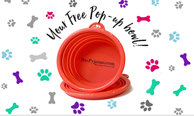 Free Pop Up Dog Bowl – Worth £4.95