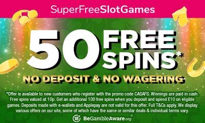 Free Slot Games – 50 Free Spins No Deposit*