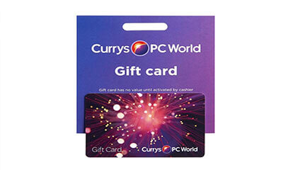 Free £100 Currys Gift Card