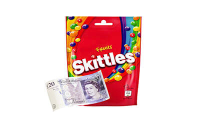 Free £20 Cash With Skittles