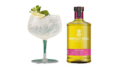 Free Whitley Neill Pineapple & Lemonade Drink