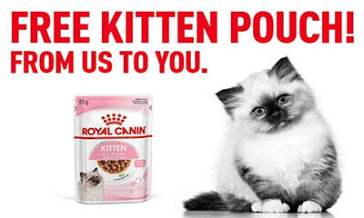 Free Royal Canin Kitten Pouch