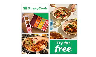 Try SimplyCook For Free (Worth £9.99)