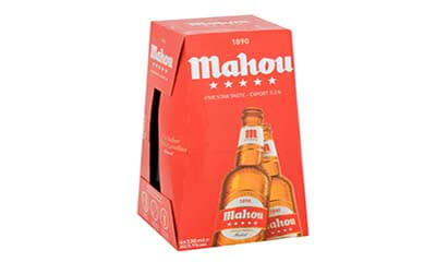 Free Mahou Beer Bottles (4 Pack)