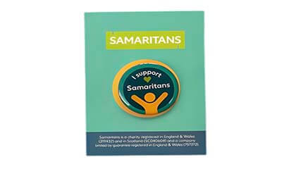 Free Samaritans Pin Badge