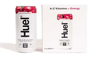 Free 4 Pack of Huel Vitamin Drink