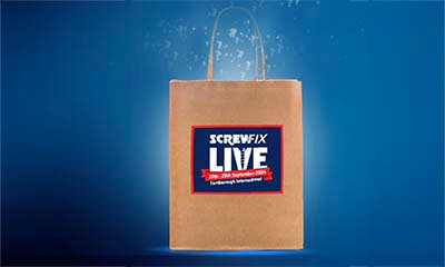 Free Screwfix Ticket & Goodie Bag (Worth £40)