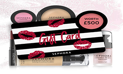 £500 Sephora Gift Card