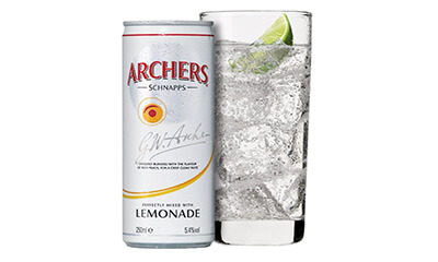 Free Archers Lemonade Can