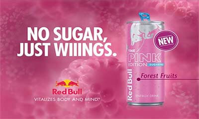 Free Pink Red Bull