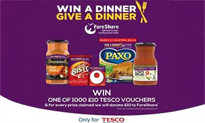 Win a £10 Supermarket Voucher and Support FareShare!