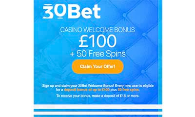 £100 Welcome Bonus + 50 Free Spins