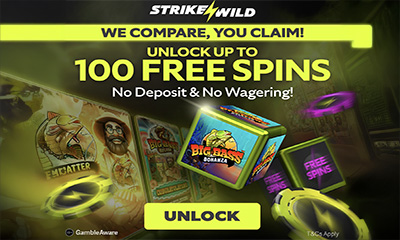 100 Free Spins NO Deposit & NO Wagering