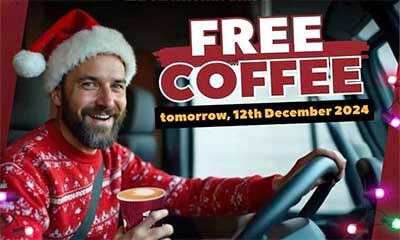 Free Costa Drink for Van and HGV Drivers Today