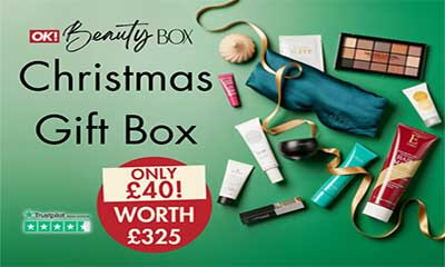 Limited Edition OK! Beauty Box Christmas Gift – Only £40