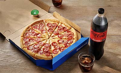 Free Domino’s Pizza & Coca-Cola Bottle