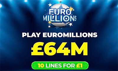 Free EuroMillions Tickets – £64M Jackpot!