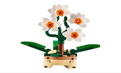 Free Lego Valentine’s Flower Toy