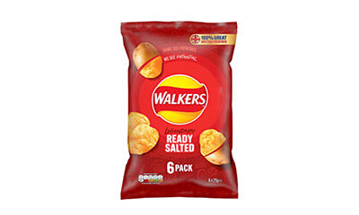 Free Walkers Crisps (6 Pack)